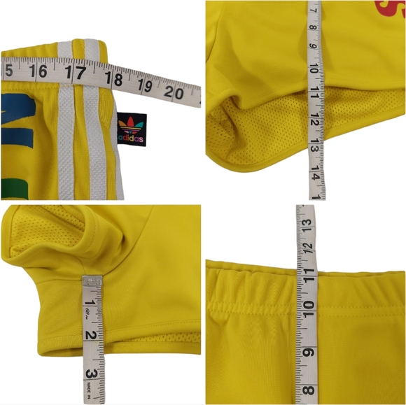 Adidas Originals Pharrell Williams TBIITD PW Yellow Shorts - Picture 13 of 13